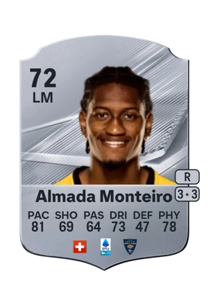 Almada Monteiro - 72 - Rare EA FC 27 card
