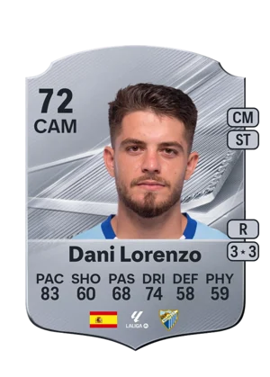 Dani Lorenzo - 72 - Rare EA FC 27 card