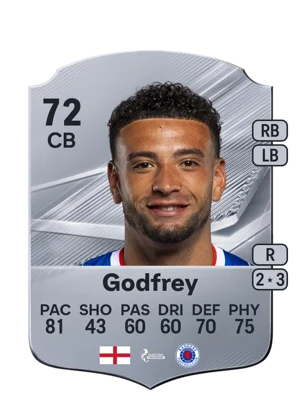 Godfrey - 72 - Rare EA FC 27 card