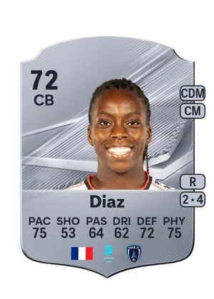 Diaz - 72 - Rare EA FC 27 card