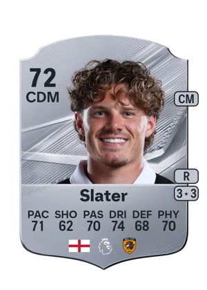 Slater - 72 - Rare EA FC 27 card