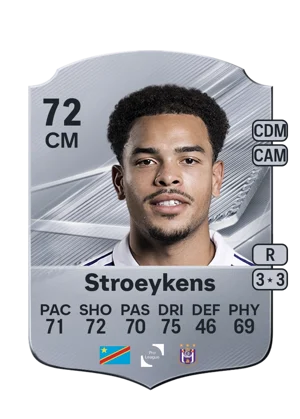 Stroeykens - 72 - Rare EA FC 27 card