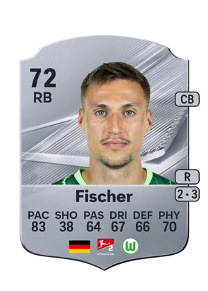 Fischer - 72 - Rare EA FC 27 card