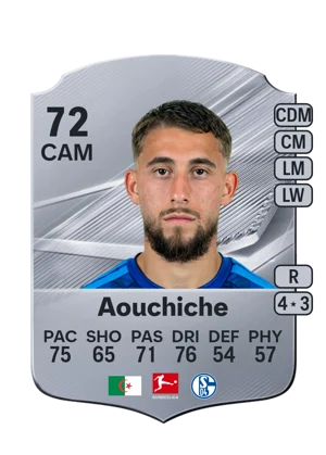 Aouchiche - 72 - Rare EA FC 27 card