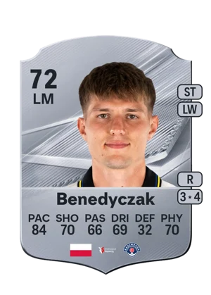 Benedyczak - 72 - Rare EA FC 27 card