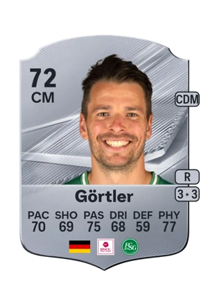 Görtler - 72 - Rare EA FC 27 card