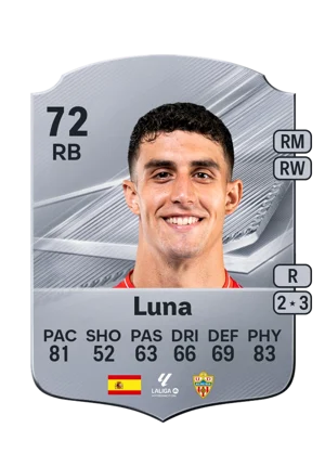 Luna - 72 - Rare EA FC 27 card