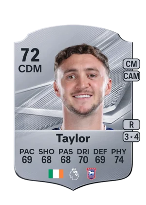 Taylor - 72 - Rare EA FC 27 card