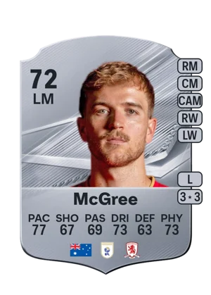 McGree - 72 - Rare EA FC 27 card