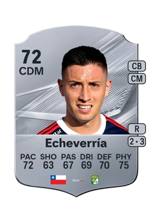 Echeverría - 72 - Rare EA FC 27 card