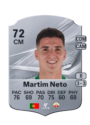 Martim Neto - 72 - Rare EA FC 27 card