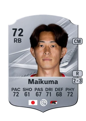 Maikuma - 72 - Rare EA FC 27 card