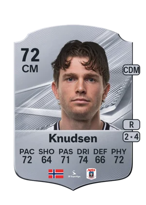 Knudsen - 72 - Rare EA FC 27 card