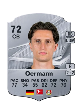 Oermann - 72 - Rare EA FC 27 card