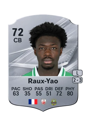 Raux-Yao - 72 - Rare EA FC 27 card