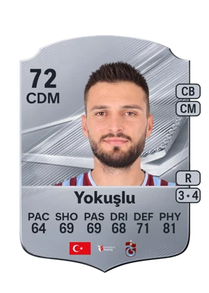 Yokuşlu - 72 - Rare EA FC 27 card