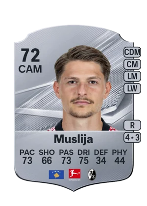 Muslija - 72 - Rare EA FC 27 card