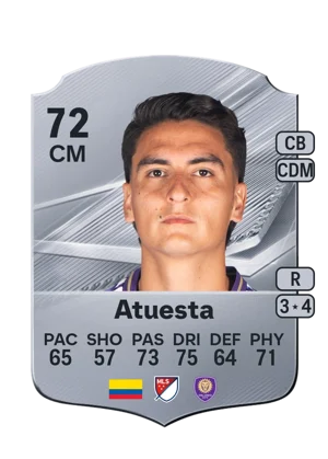 Atuesta - 72 - Rare EA FC 27 card