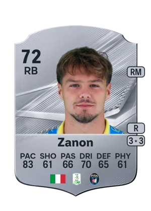 Zanon - 72 - Rare EA FC 27 card
