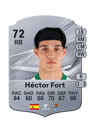 Héctor Fort - 72 - Rare EA FC 27 card