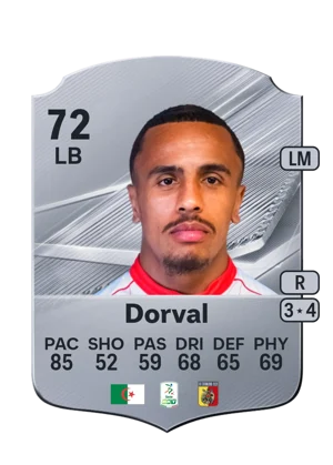 Dorval - 72 - Rare EA FC 27 card
