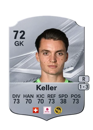 Keller - 72 - Rare EA FC 27 card