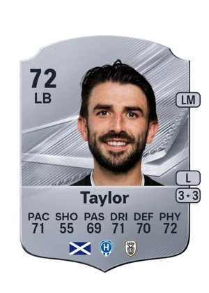 Taylor - 72 - Rare EA FC 27 card