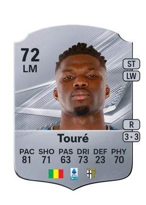 Touré - 72 - Rare EA FC 27 card