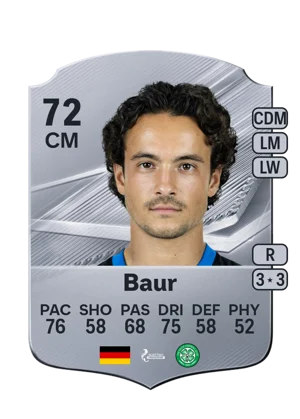 Baur - 72 - Rare EA FC 27 card