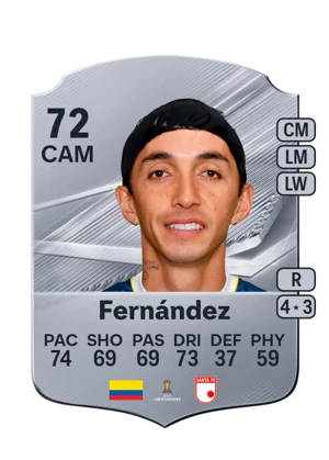 Fernández - 72 - Rare EA FC 27 card