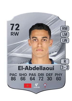 El-Abdellaoui - 72 - Rare EA FC 27 card