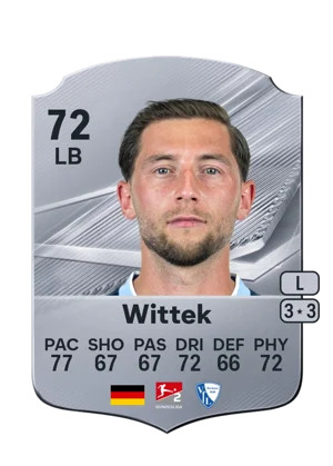 Wittek - 72 - Rare EA FC 27 card