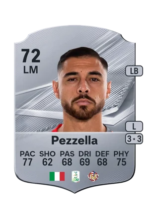 Pezzella - 72 - Rare EA FC 27 card