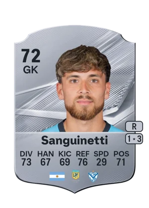 Sanguinetti - 72 - Rare EA FC 27 card