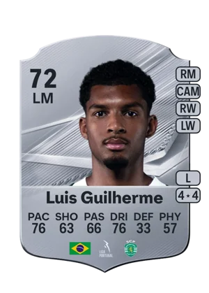 Luis Guilherme - 72 - Rare EA FC 27 card