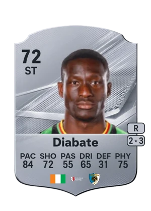 Diabate - 72 - Rare EA FC 27 card