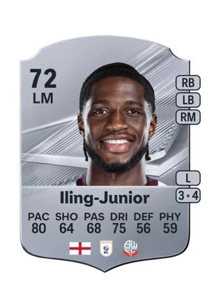 Iling-Junior - 72 - Rare EA FC 27 card