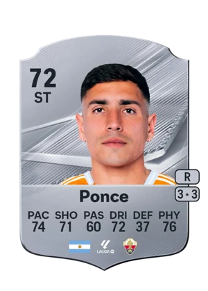 Ponce - 72 - Rare EA FC 27 card