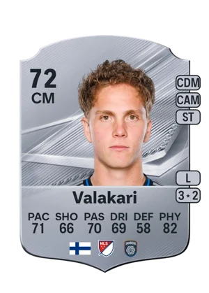 Valakari - 72 - Rare EA FC 27 card