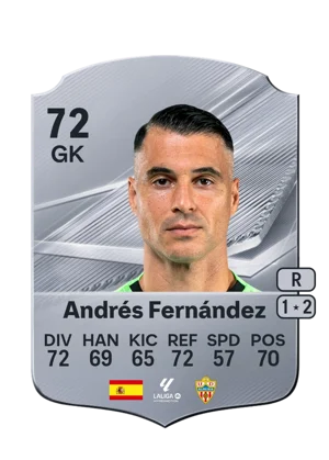 Andrés Fernández - 72 - Rare EA FC 27 card
