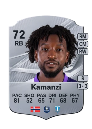 Kamanzi - 72 - Rare EA FC 27 card