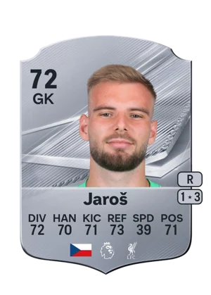 Jaroš - 72 - Rare EA FC 27 card