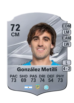González Metilli - 72 - Rare EA FC 27 card