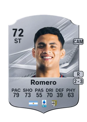 Romero - 72 - Rare EA FC 27 card