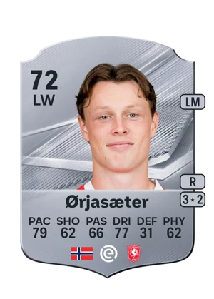 Ørjasæter - 72 - Rare EA FC 27 card
