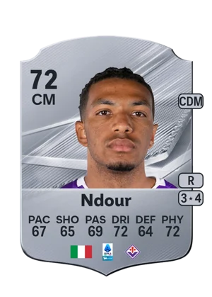 Ndour - 72 - Rare EA FC 27 card