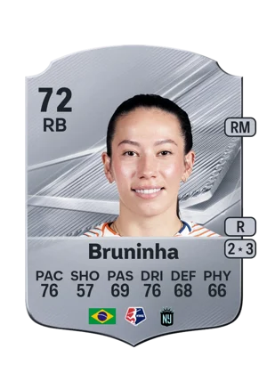 Bruninha - 72 - Rare EA FC 27 card