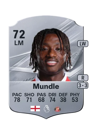 Mundle - 72 - Rare EA FC 27 card