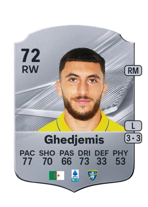 Ghedjemis - 72 - Rare EA FC 27 card