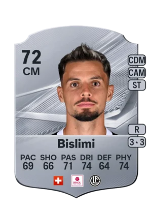 Bislimi - 72 - Rare EA FC 27 card